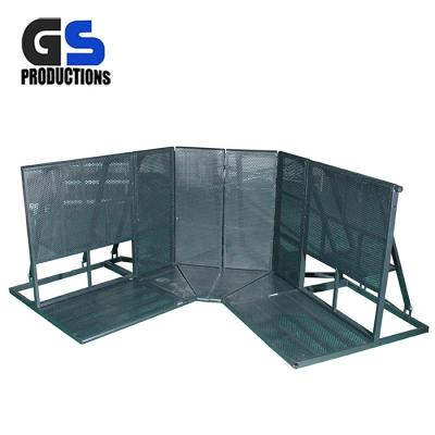 China Mojo Safety Barricade Crowd Control Barriers Barriers Cheap Price Folding Concert Stage Aluminum Construction Used for sale