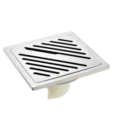 China Modern Bathroom Floor Drain Stainless Steel Air Freshener Shower Hidden Square Floor Drain for sale