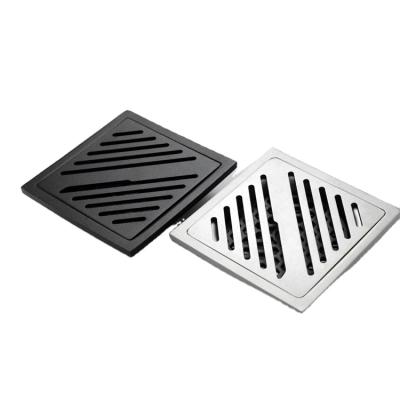 China Factory Supply Modern Square Stainless Steel Floor Drain Detachable Concealed Floor Drain for sale