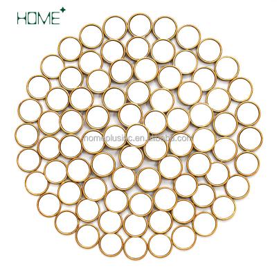 China Small Style Modern Unique Style Glass Mirror Decorative Round Wall Mirror For Dining Room Or Bedroom for sale