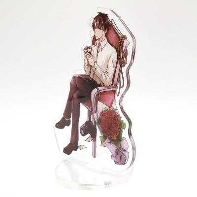 China Plastic Custom Clear Double Printed Acrylic Standee For Gift for sale