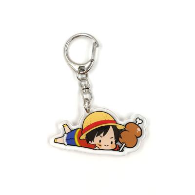 China Fashional Keepsake Gifts Custom Printed Acrylic Key Chain Make Your Own Clear Epoxy Resin Acrylic Key Chain Charms for sale