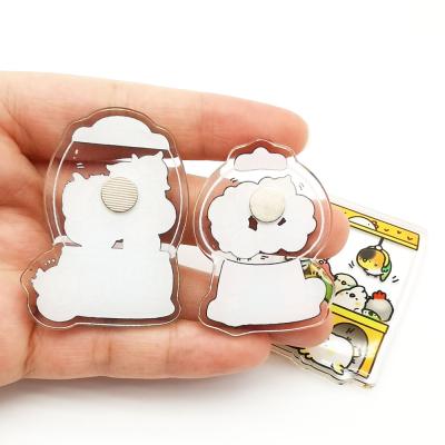 China Shape Custom Shape Acrylic Different Space Fridge Magnets Gifts Western Kitchen Sticker for sale