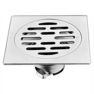 China Tile Inster Bathroom Shower One Linear Floor Drain 304 Stainless Steel Floor Drain 100mm for sale