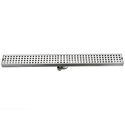 China Tile Inster Bathroom Accessories Stainless Steel Bath Drain Floor Drain Long 60cm for sale