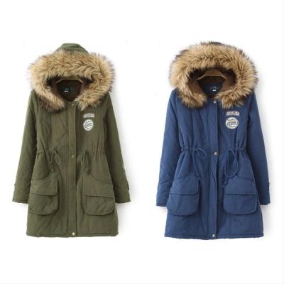 China Viable Women Coats Hooded Warm Parkas With Faux Fur Jackets for sale