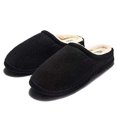 China Anti-Smell Men's Fluffy Comfortable Slipper Clog Slip-On Winter House Shoes Indoor And Outdoor for sale