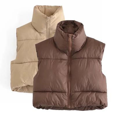 China 2021 OEM Women's Warm Winter Anti-Shrink Warm Fuzzy Sherpa Fleece Jacket Lightweight Vest Zipper Vest Comfortable Sleeveless Tracksuit for sale