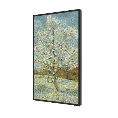 China wholesale wooden picture frame 21.5/32/43 inch wifi 4k hd digital photo wall frame IPS lcd video digital screen moldura for sale