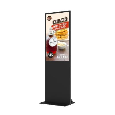 China 43/55 Inch Touch Screen Indoor Interactive Floor-standing VerticalDigital Standing Advertising Signage and Display Floor-standing for sale