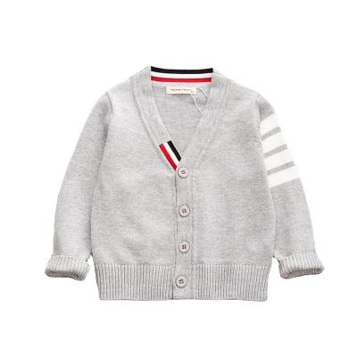 China Little Boys Breathable Casual Sweater Long Sleeve Sweater Baby Boy Children Sweater Boys And Girls Neck Suit Children's Half Top for sale