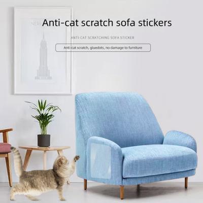 China Stocked Cat Anti-Scratch PET Tape, Transparent Double-Sided Cat Sofa Protector, Cat Glue Claw for Furniture for sale