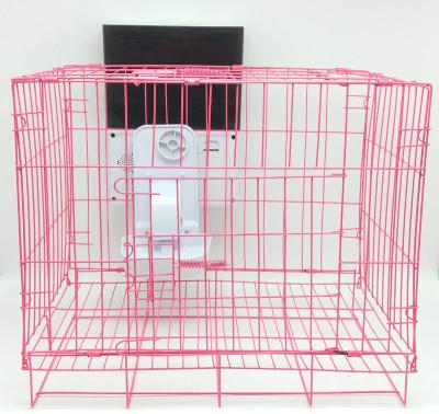 China Automatic Innovative Pet Products Smart Automatic Pet Food Dispenser Pet Cage Feeder For Cats Dogs And Rabbitss for sale