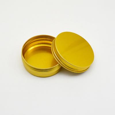 China Food Grade 5ml 15ml 80ml 100ml 150ml Round Lid Cream Ointment Matte Gold Tin 120ml Screw Cap Aluminum Foil for sale