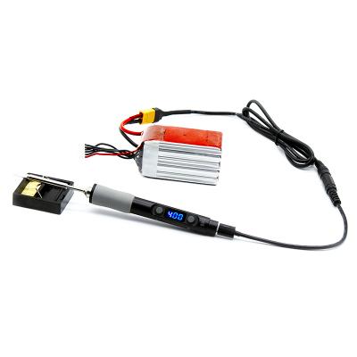 China Type-C 12-24V Interface Machine Repair Shop Mini Soldering Iron Portable Smart 60W Digital Display for sale