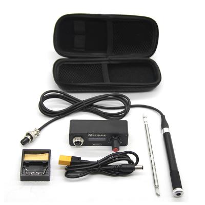 China 2021 New Design MSS12 Pencil Handle Mini OLED Soldering Station Compatible With T12 Supports PD3.0 3S-6S12V-25V Power Supply Soldering Station for sale