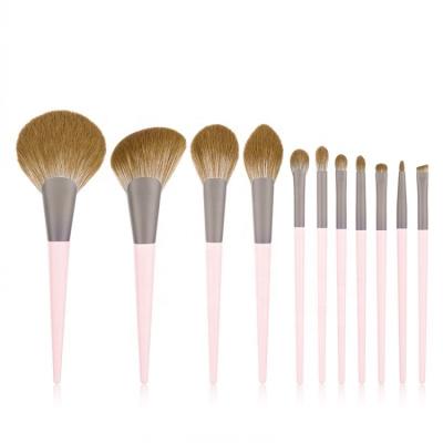 China Beauty Care Make Tools Makeup Brushes 11pcs Customized Logo Cosmetic Brushes Synthetic Brushes For Makeup for sale