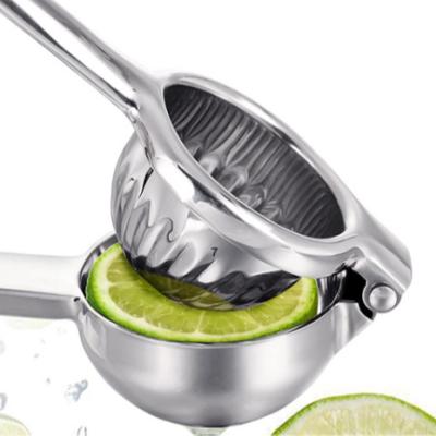 China Sturdy And Durable Manual Lemon Squeezer Sustainable Modern Portable Stainless Steel for sale