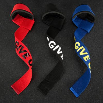 China Custom Logo High Elastic Strength Wrist Protection Bodybuilding Training Gym Weightlifting Wrist Straps for sale