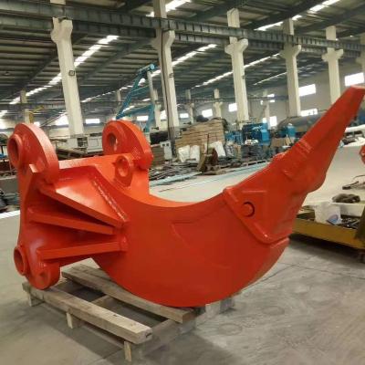 China Latest New Arrival Stable Design Rubber Track Shoes Mini Excavator Crane Spare Par Excavator Ripper for sale