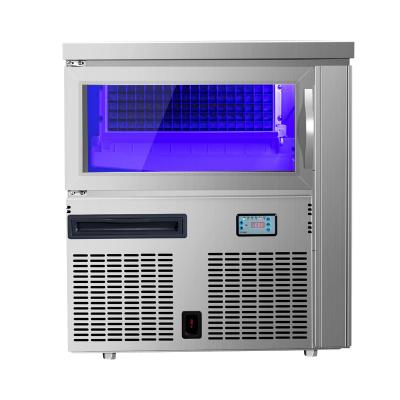 China ICEMAN OEM Import Compressor Air Cooling Commercial Ice Maker 400W Crescent Machine In Sock for sale