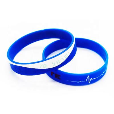 China Events Print OEM Silicone Wristband for Silicone Wrist Band for Silicone Band for sale