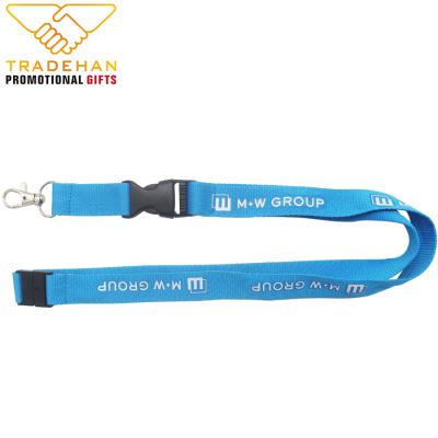 China Events Custom Design Nylon Sublimation Lanyard Heat Transfer Lanyard for sale