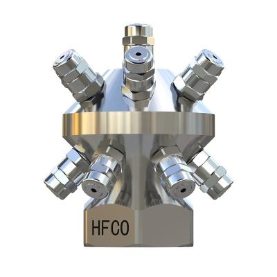 China FCB Total Internal Jet Cleaning Jet Bottles Injector Nozzle Hotels Multi Head Stationary Cleaning Type for sale