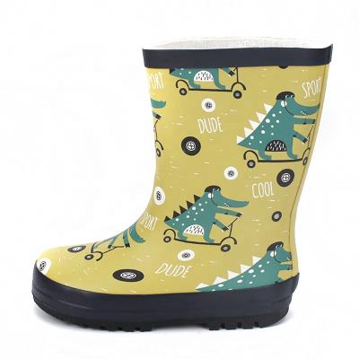 China Wholesale baby raincoat custom crocodile print kids rain boots kids rain boots for sale for sale