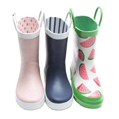 China Custom Cheap Reusable Waterproof Kids Boots Rain Boots Unique Waterproof Kids Rain Boots Kids for sale