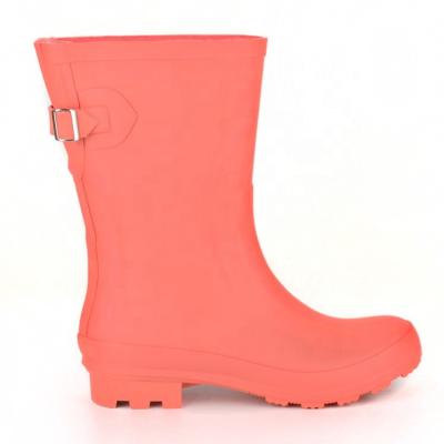 China China Wholesale Colorful Lightweight Women's Girl Wellington Rain Boots Rubber Waterproof for sale