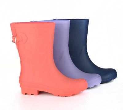 China Wholesale Rubber Rain Boot High Quality Waterproof Shoes Women's Rubber Ladies Stick Up Boot for sale