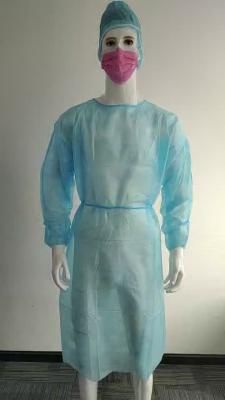 China S&J Breathable Hospital Uniforms surgical pp+pe disposable Medical lab coat non woven Isolation gown for sale