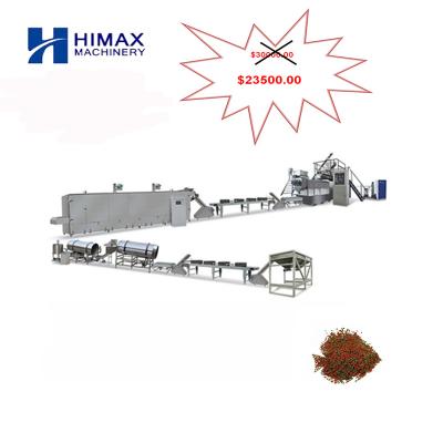 China High Efficiency Fully Automatic Cat Pet Food Feed Pellet Processing Machines Dog Floating Feed Pellet Production Line for sale