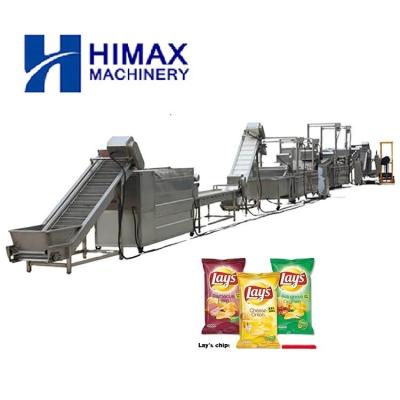 China High Efficiency Potato Chips Line Fully Automatic High Efficiency Potato Chips Making Machine Fresh Lay Potato Chips Production Line for sale