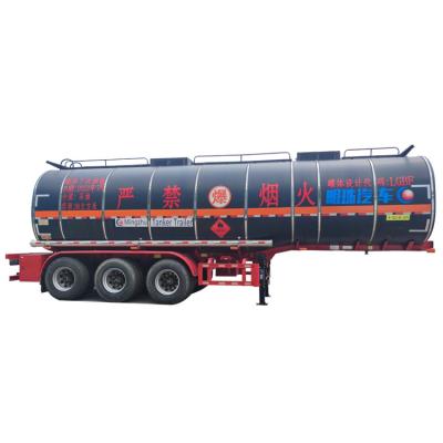 China Multi Liter Stainless Steel Truck Trailer 5000 10000 30000 35000 40000 60000 Liters Gasoline Oil Tanker Semi Trailer for sale