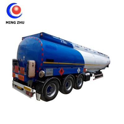 China Truck Trailer 3axle 40000 Liters Fuel Tanker Semi Trailer for sale