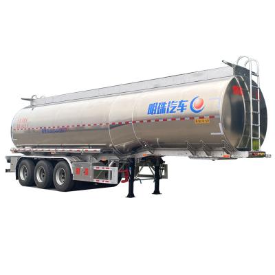 China Tri Axles Truck Trailer 42000l 42000liters Gasoline Oil Tank Fuel Tanker Semi Trailer For West Africa for sale