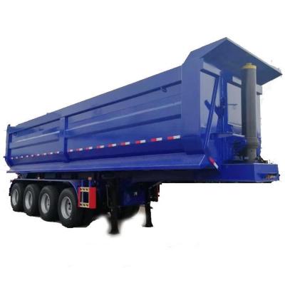 China Mingzhu manufacturer of truck trailer 30 cubic meter side dump trailer for sale