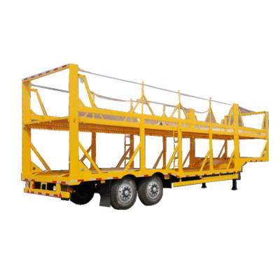 China Truck Trailer 2 Axles Car Carrier Semi Haul Double Deck Cargo Trailers Vehicle Service Trailer Carrier Semi Truck Trailers for sale