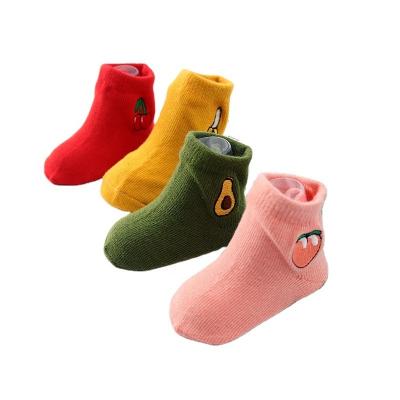 China Factory supply breathable high quality colorful gift set fruit embroidery newborn baby jars wholesale for sale