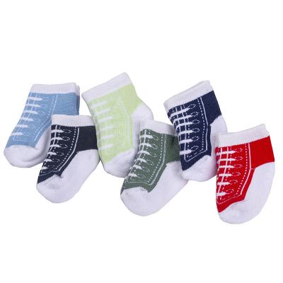 China Newborn Infant Baby Boy Girls Cotton Crew Socks Breathable Baby Toddler Unisex Ankle Socks for sale