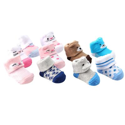 China Lovely Antibacterial Customized Socks Ventilation Keep Warm Multiple Colors Baby Socks for sale