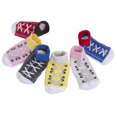 China Manufacturer Customized Antibacterial Multiple Colors Socks Comfortable Against Skin Sweat Absorption Baby Socks for sale