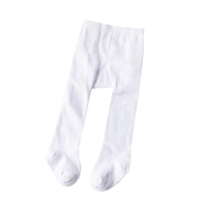 China 2022 Summer Rate Baby Girl Pantyhose White Antibacterial Ventilation Baby Socks for sale