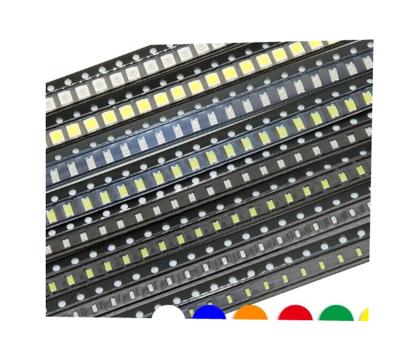 China Contact Customer Service Blue White Green Yellow SMD LED Light Emitting Diode Clear LED Light Diode Set 100pcs 0402 0603 0805 1206 1210 3528 for sale