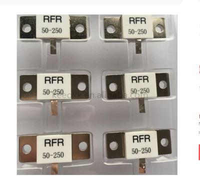 China High Frequency Resistor RFR50-250 RFR 50-250 RFR-50-250 contact customer service NEW 100% 50 ohm 250W dummy load resistor for sale