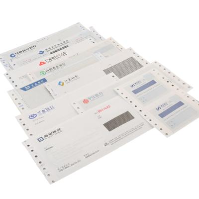 China Self Adhesive Envelope Computer Bill Envelopes Pin Mailer Paper Salary Receipt Security Printing Paper for sale