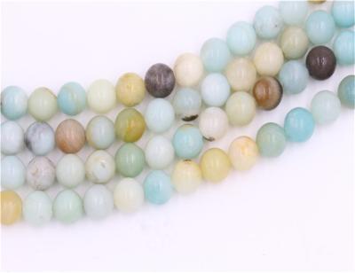 China Other 2021 Amazonite Loose Stone Beads 8 Mm Wholesale Natural Stone Gem From Haosiqi for sale