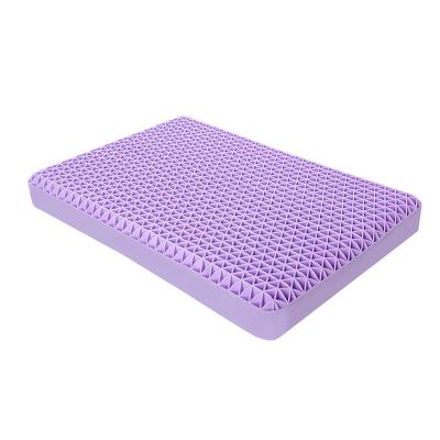 China HOT Selling Cooling Release Pressure Grid Soft Breathable Elastic Waist Plus Gel Band Cooling Flat Pillow for sale